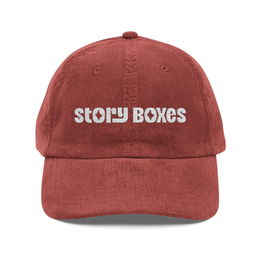 Vintage Corduroy Cap - 'Reading with The Phonics Mama' Embroidery