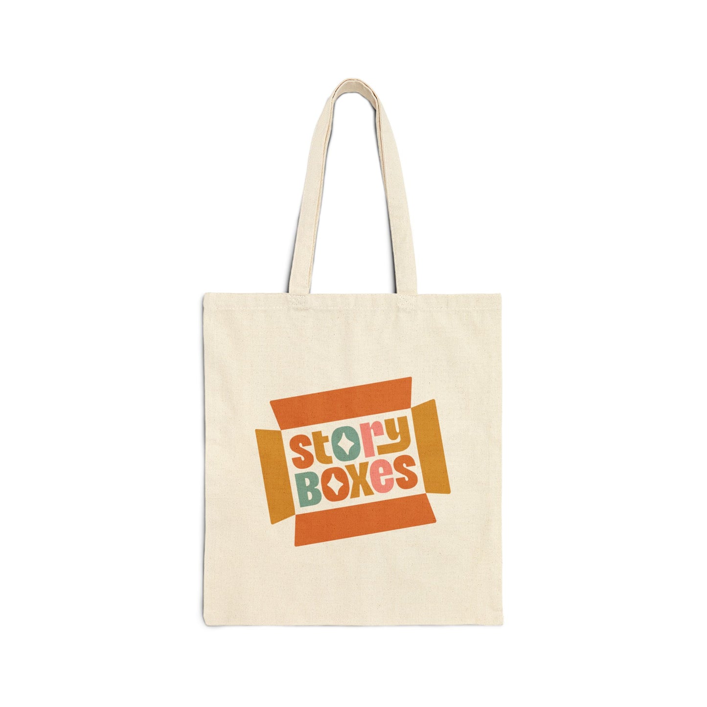 The Story Boxes Cotton Canvas Tote Bag - Eco-Friendly, Stylish Shopping Tote