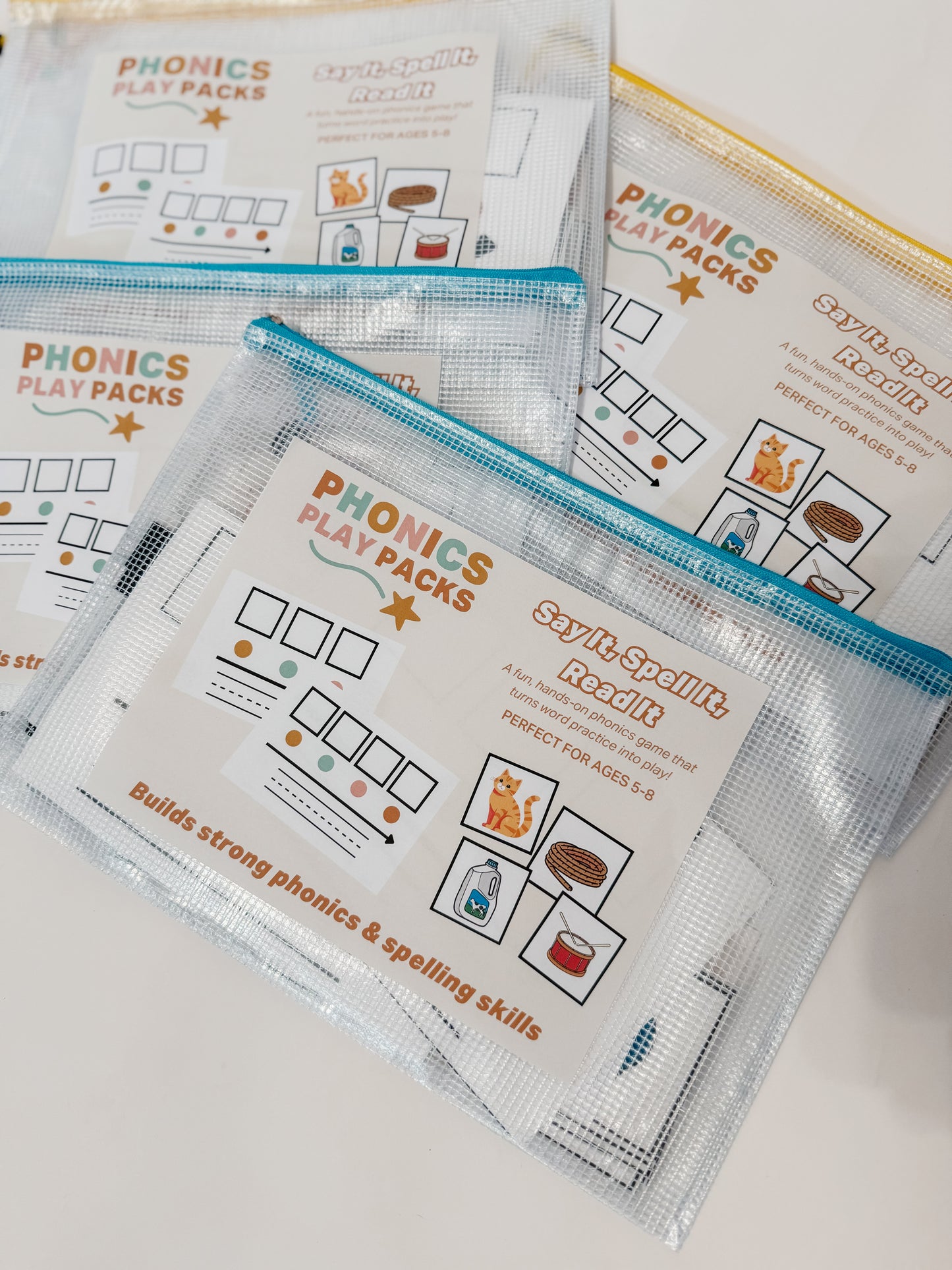 Phonics Play Pack: Writing Words Activity | CVC, CVCC, CCVC, CVCe