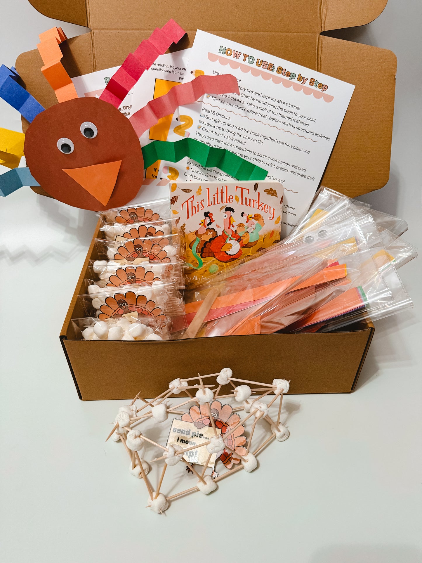I’m a Little Turkey Story Box | Thanksgiving Kids Activity Kit
