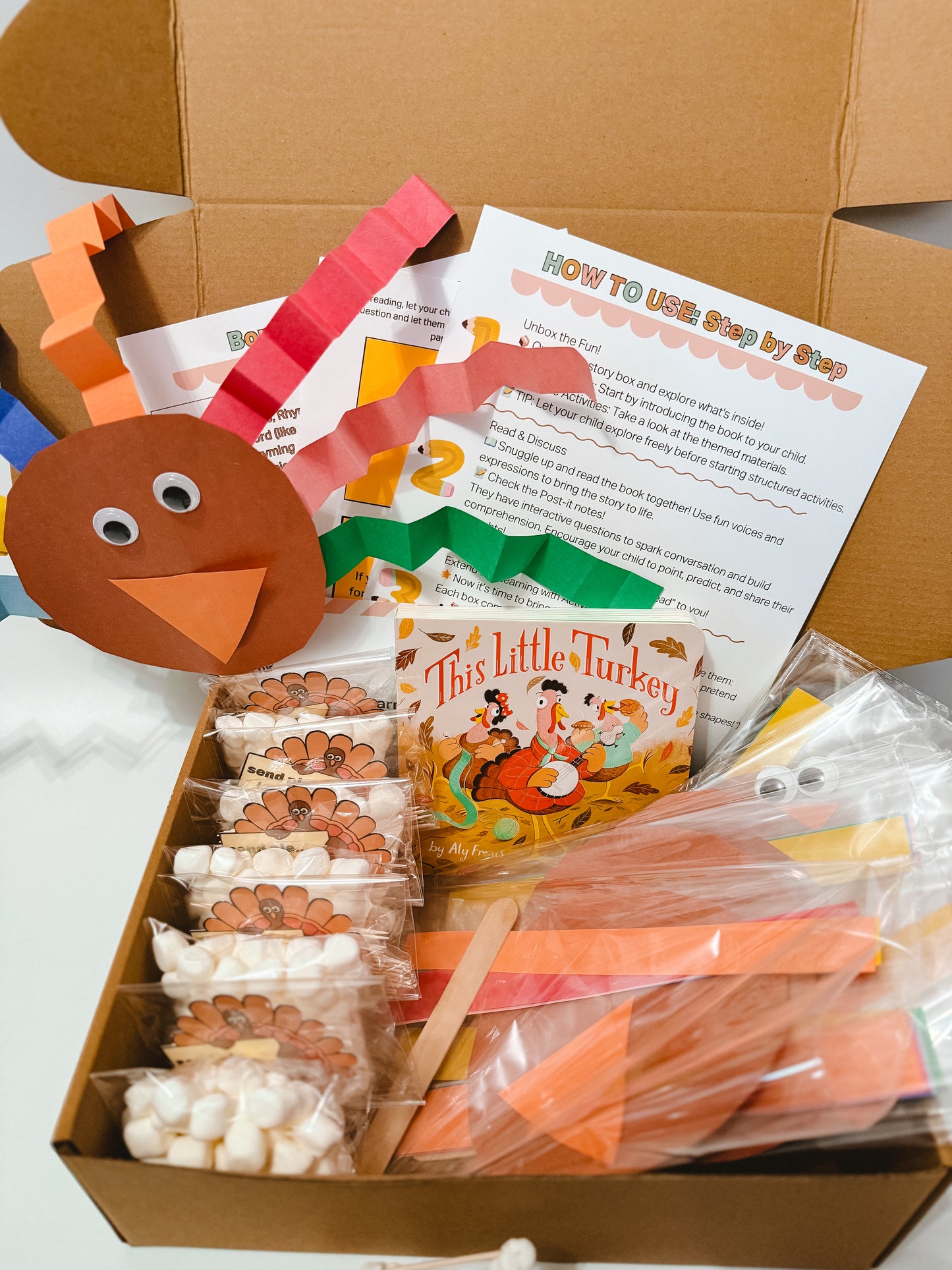 I’m a Little Turkey Story Box | Thanksgiving Kids Activity Kit