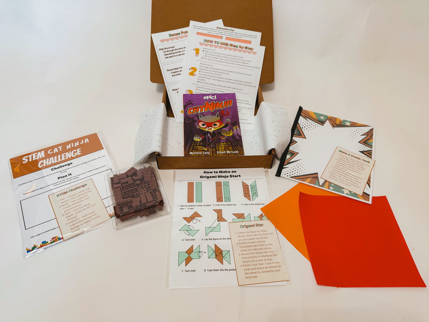 Cat Ninja Story Box | Ages 8-10 | Adventure & Reading Fun for Kids