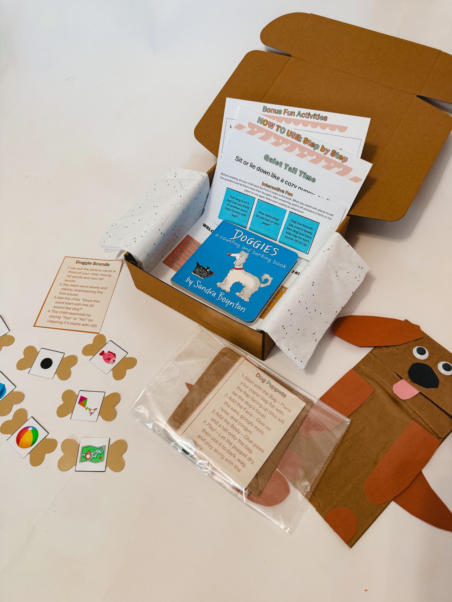 Doggies Mini Story Box for Toddlers | Ages 2-4 | Fun Puppy Activities