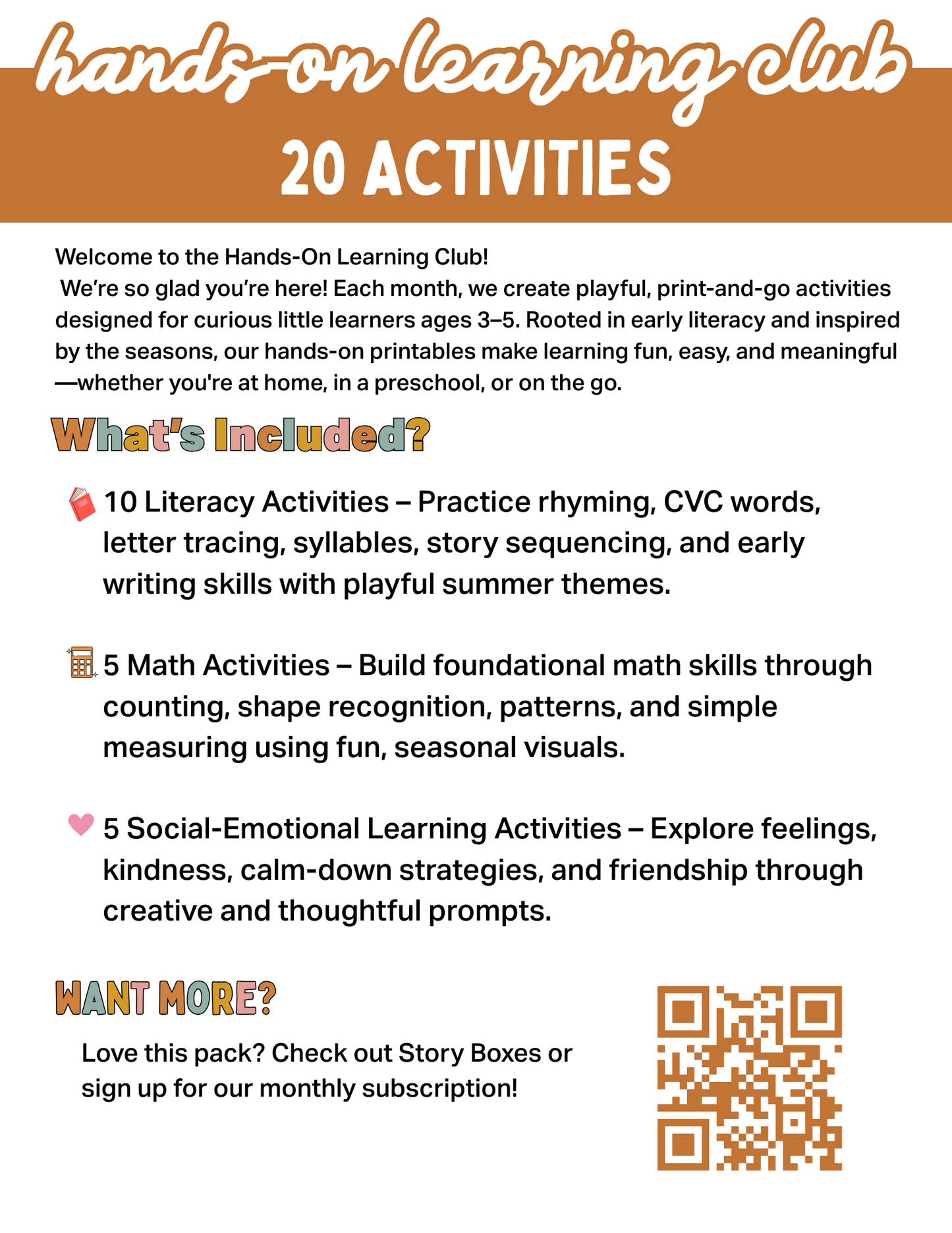 Monthly Hands-On Learning Club
