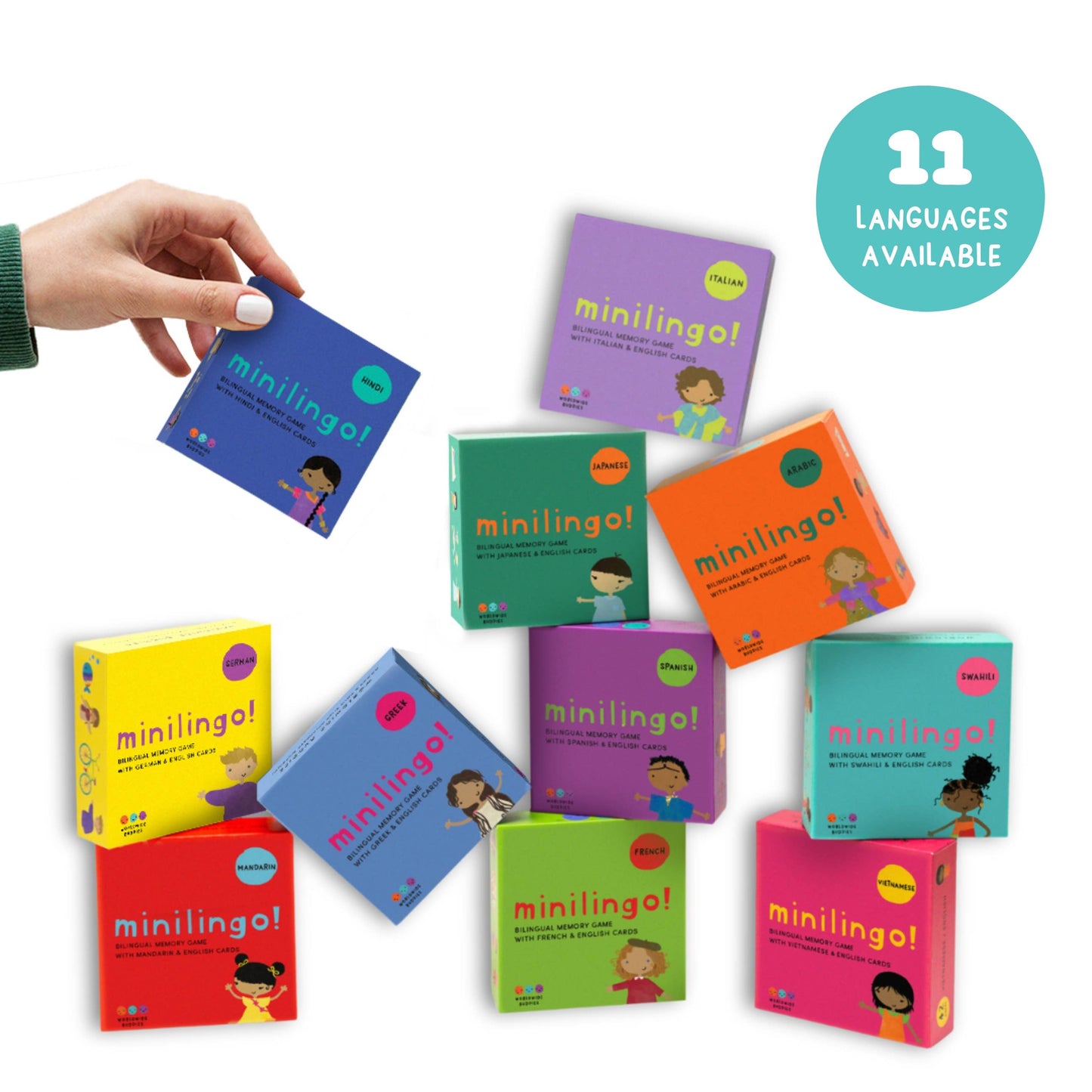 Minilingo French/English Bilingual Flashcards for Kids