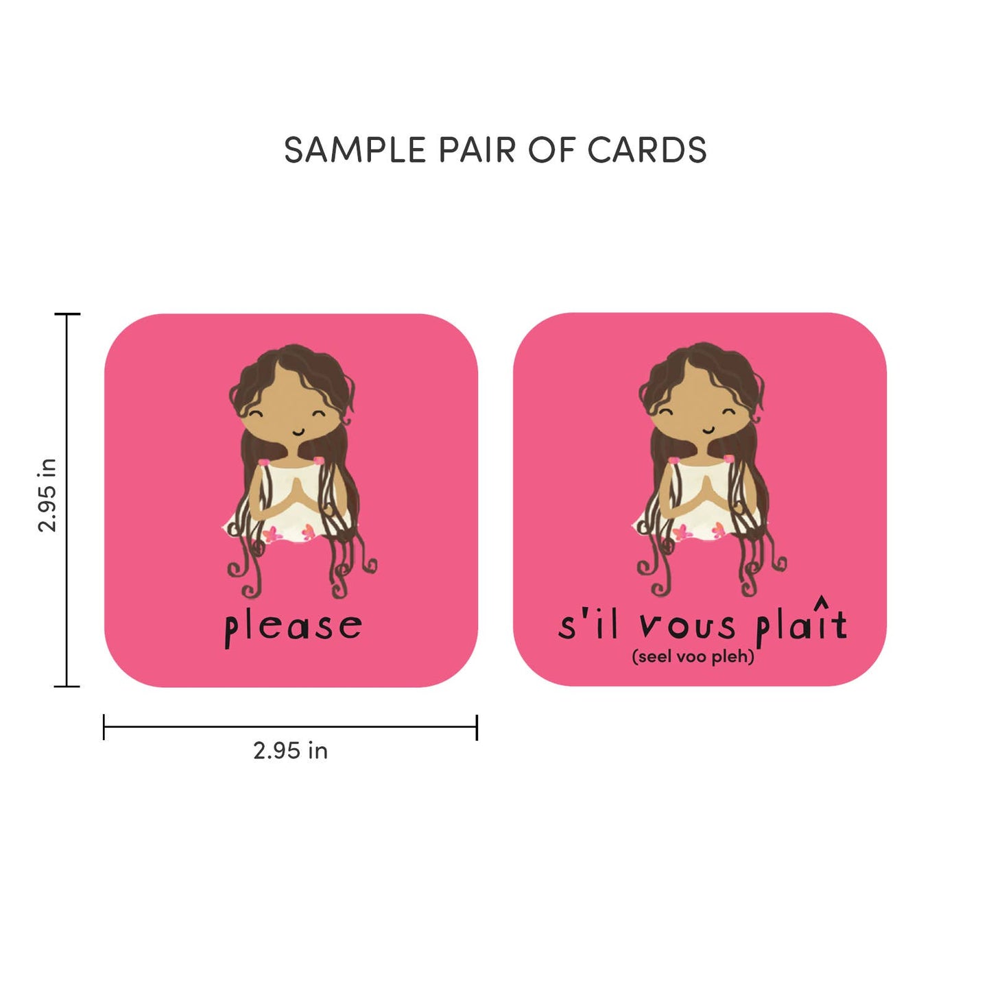 Minilingo French/English Bilingual Flashcards for Kids