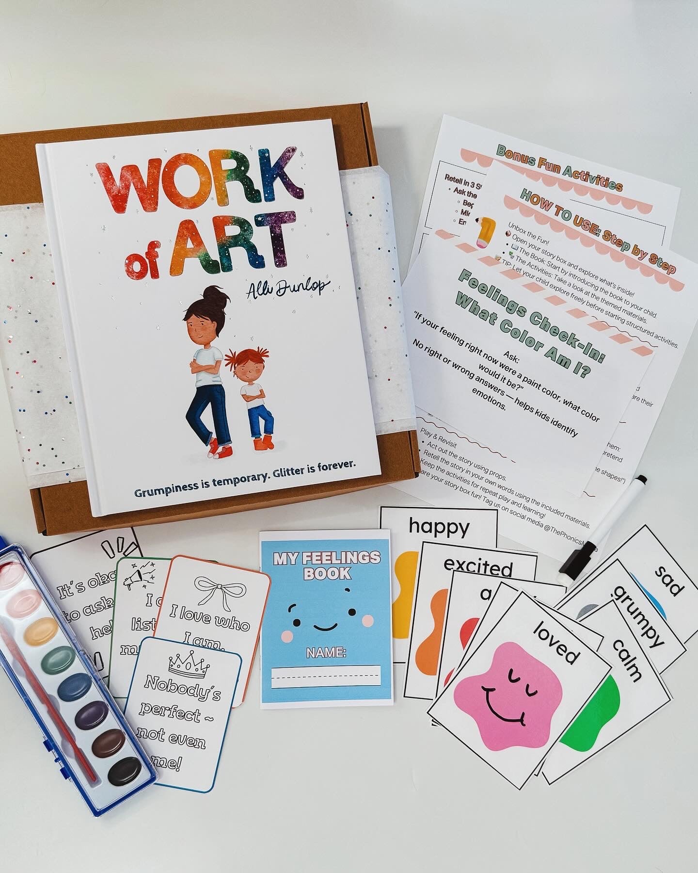 Work of Art Story Box | Feelings & Emotional Learning Activities for Ages 4–6