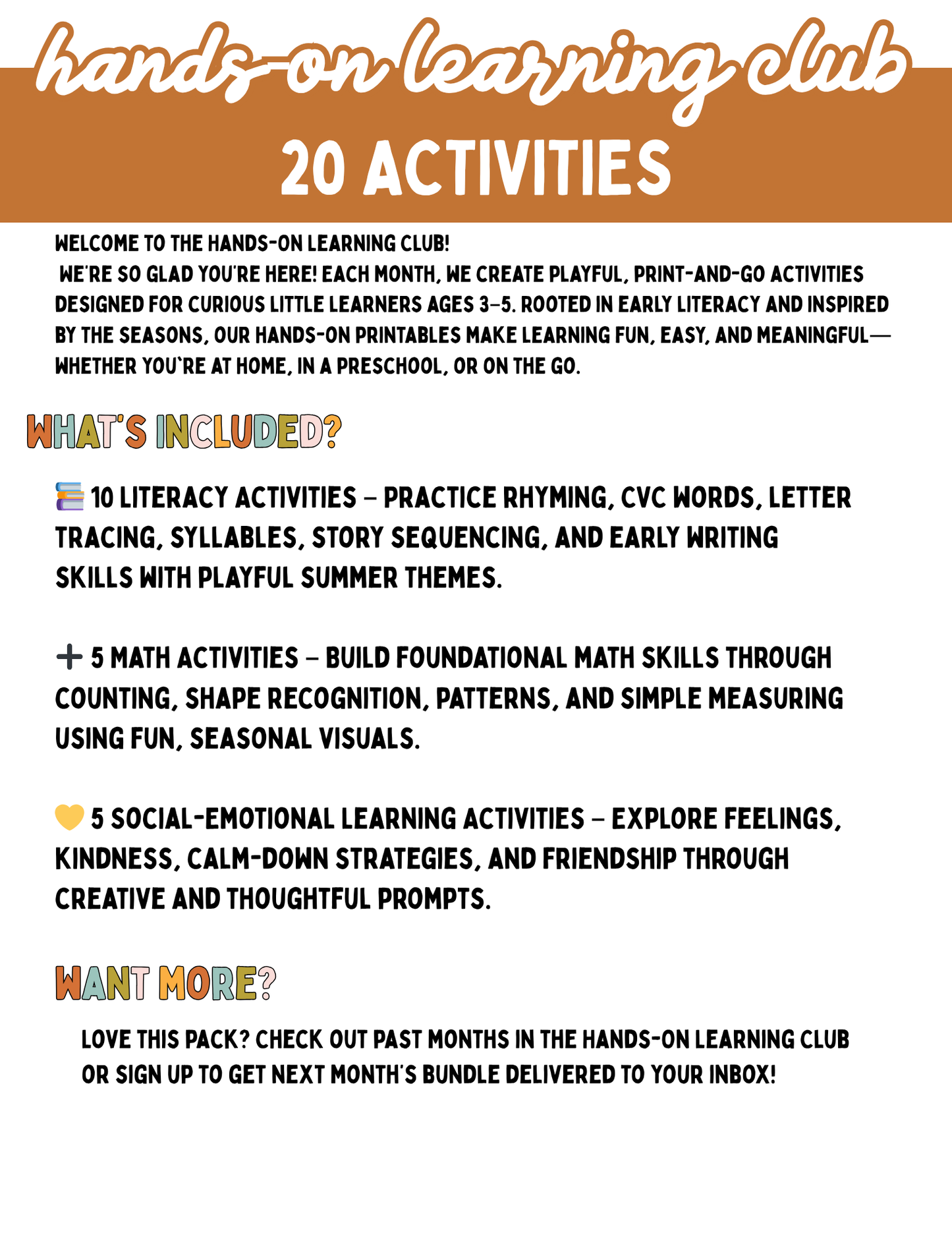Hands-On Learning Club