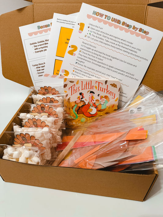 I’m a Little Turkey Story Box | Thanksgiving Kids Activity Kit