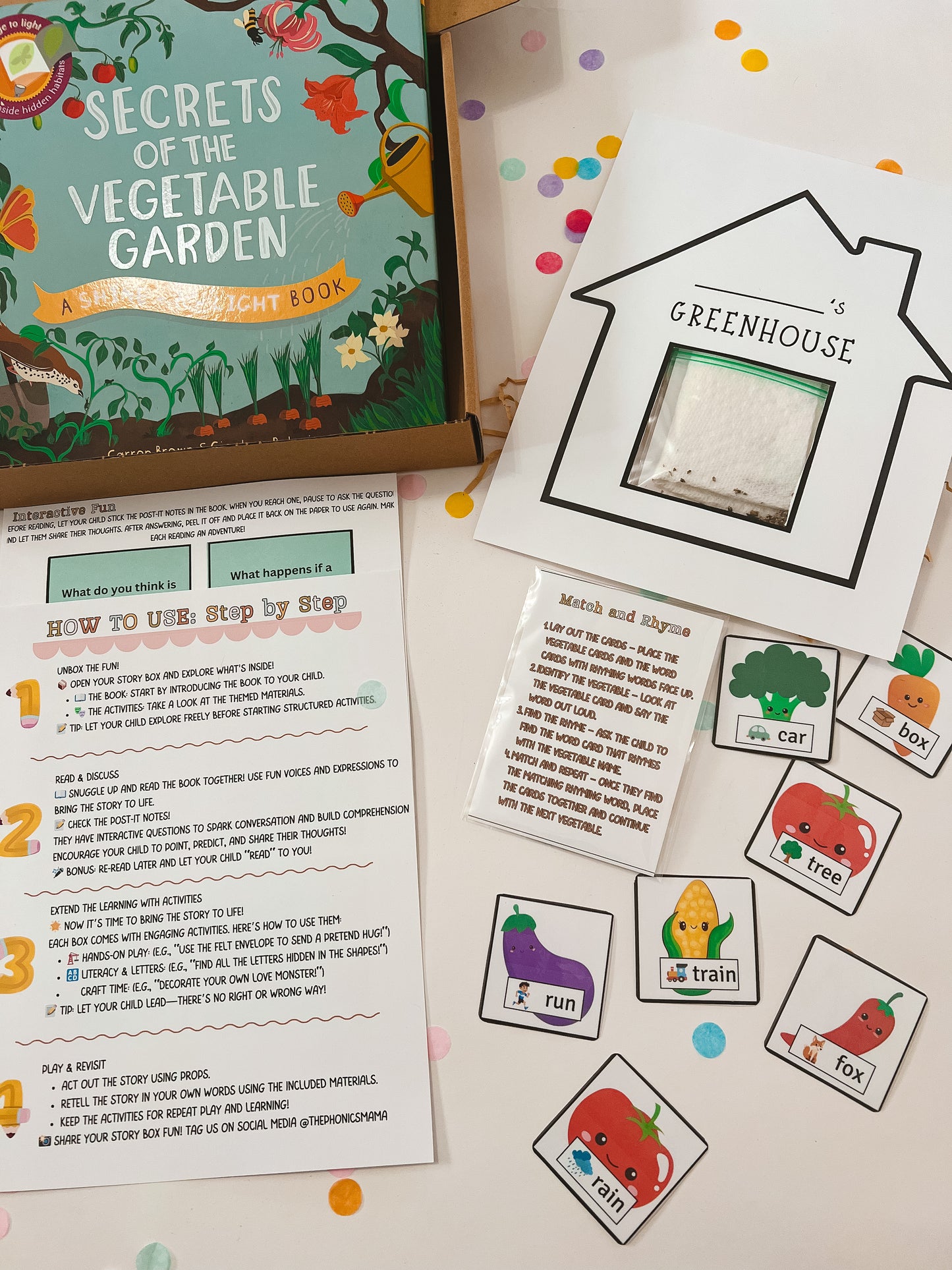 The Secret Vegetable Garden Story Box – Gardening Adventure & Hands-On Learning for Kids (Ages 5-8)