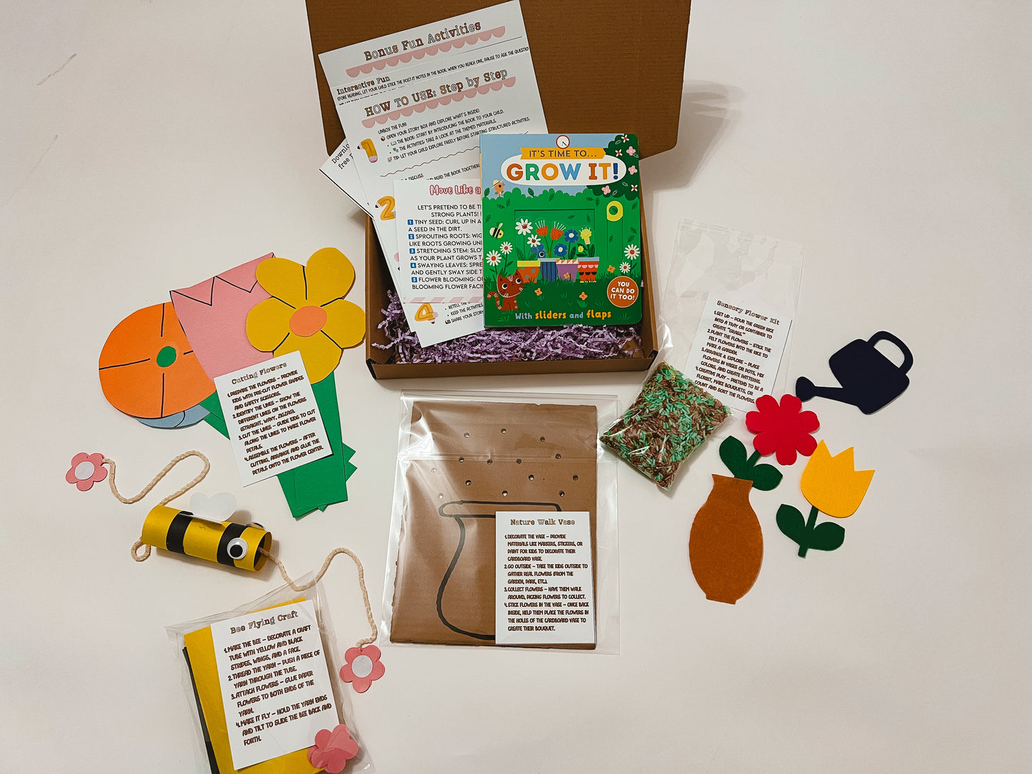 It’s Time to Grow It Story Box – Springtime Fun & Hands-On Learning (Ages 3-5)