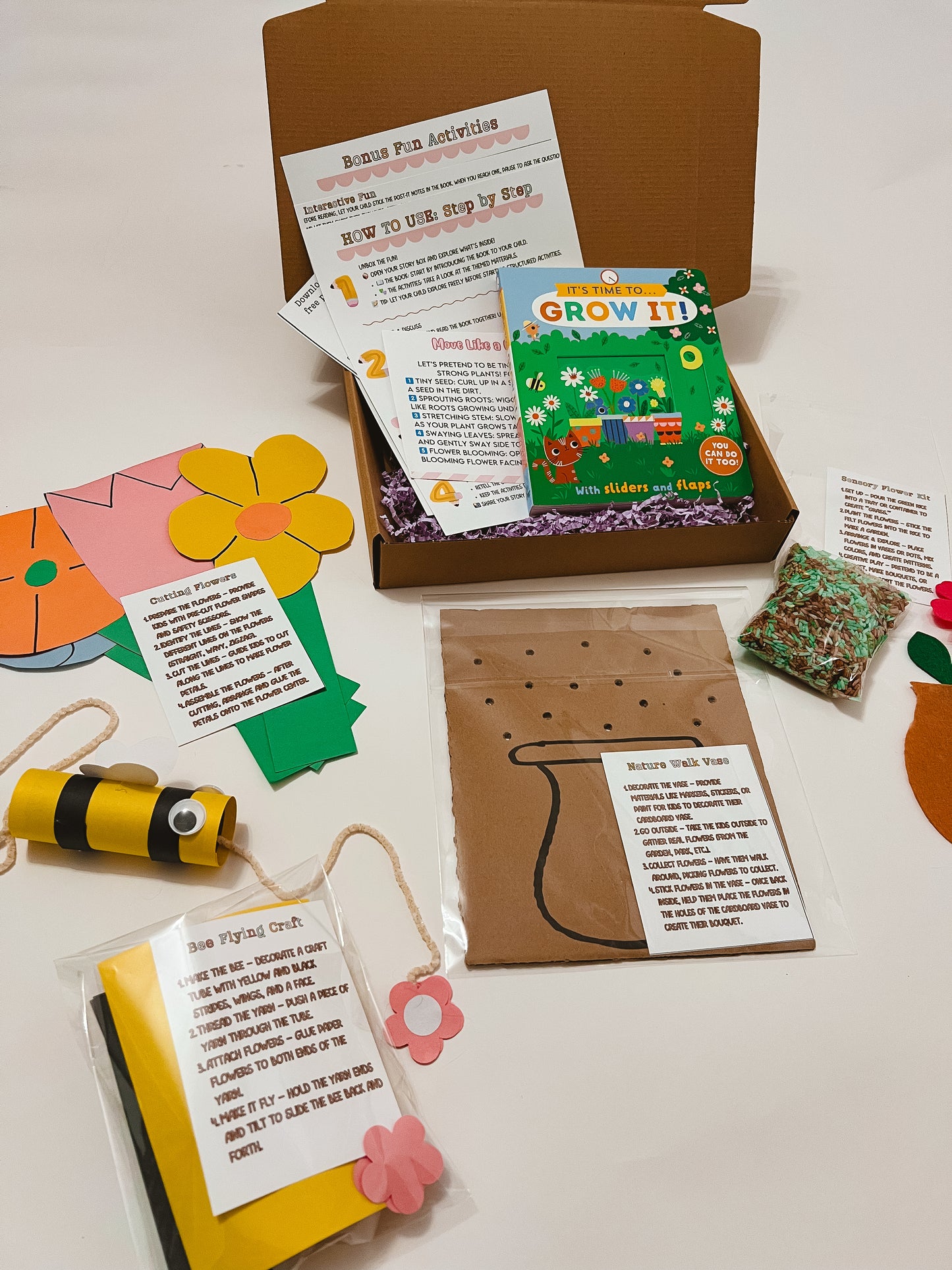 It’s Time to Grow It Story Box – Springtime Fun & Hands-On Learning (Ages 3-5)