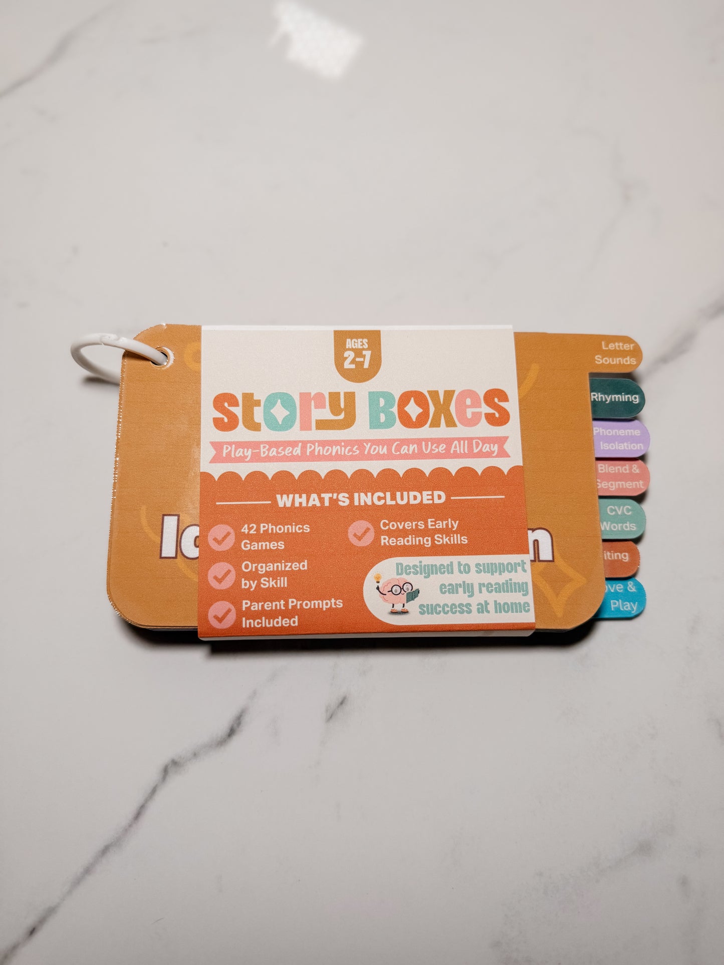 Play-Based Phonics Activity Ring Cards – 42 Hands-On Literacy Activities for Kids