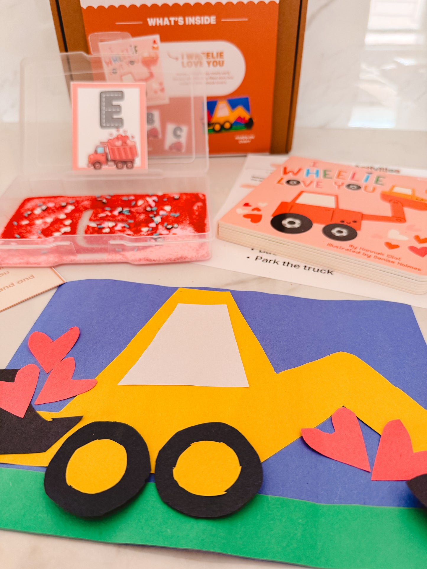 Valentine’s Day Story Box for Toddlers (Ages 2–4) | I Wheelie Love You