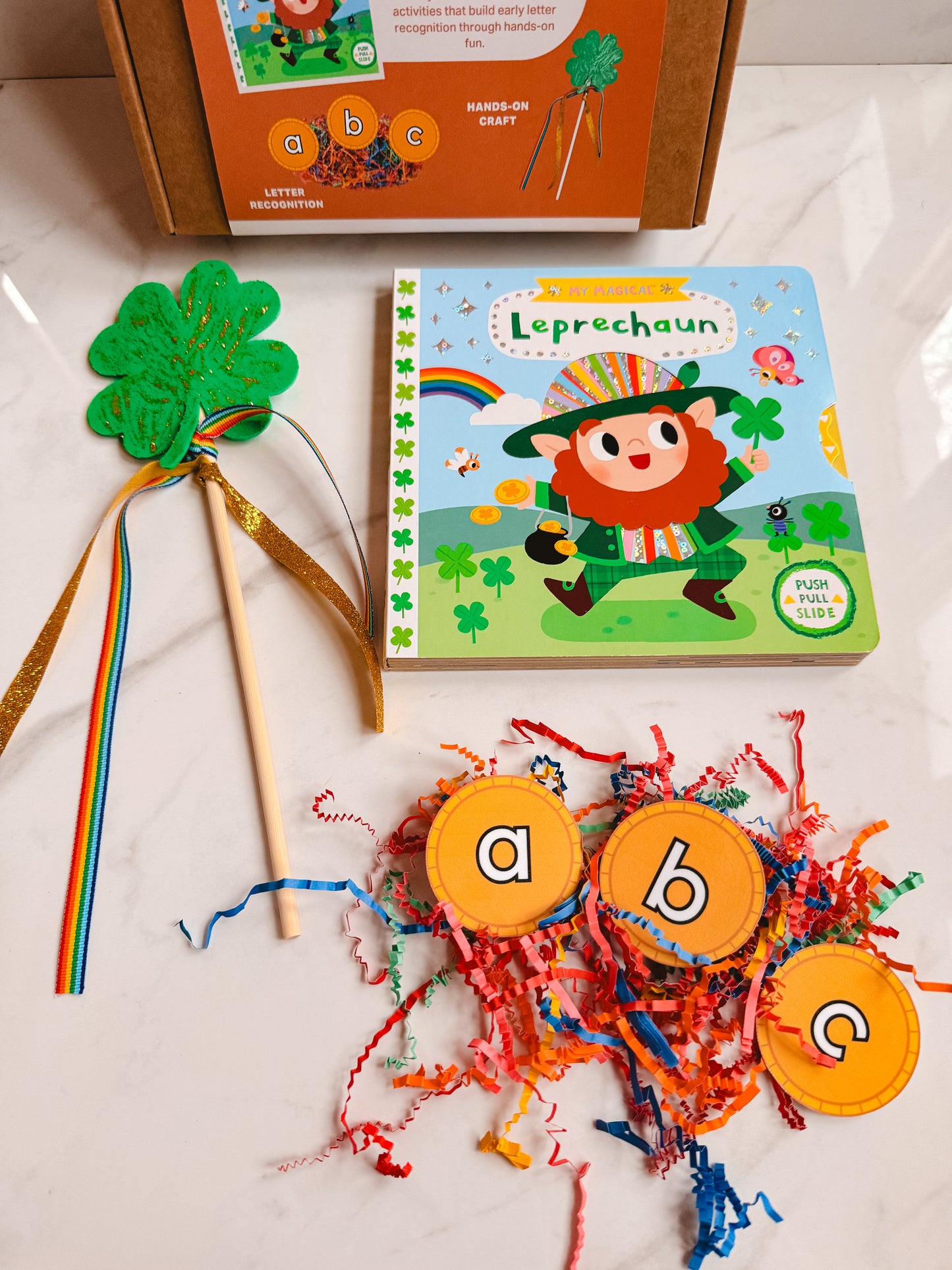 Little Leprechaun Treasure Hunt: St. Patrick’s Day Story Box (Ages 2–4)