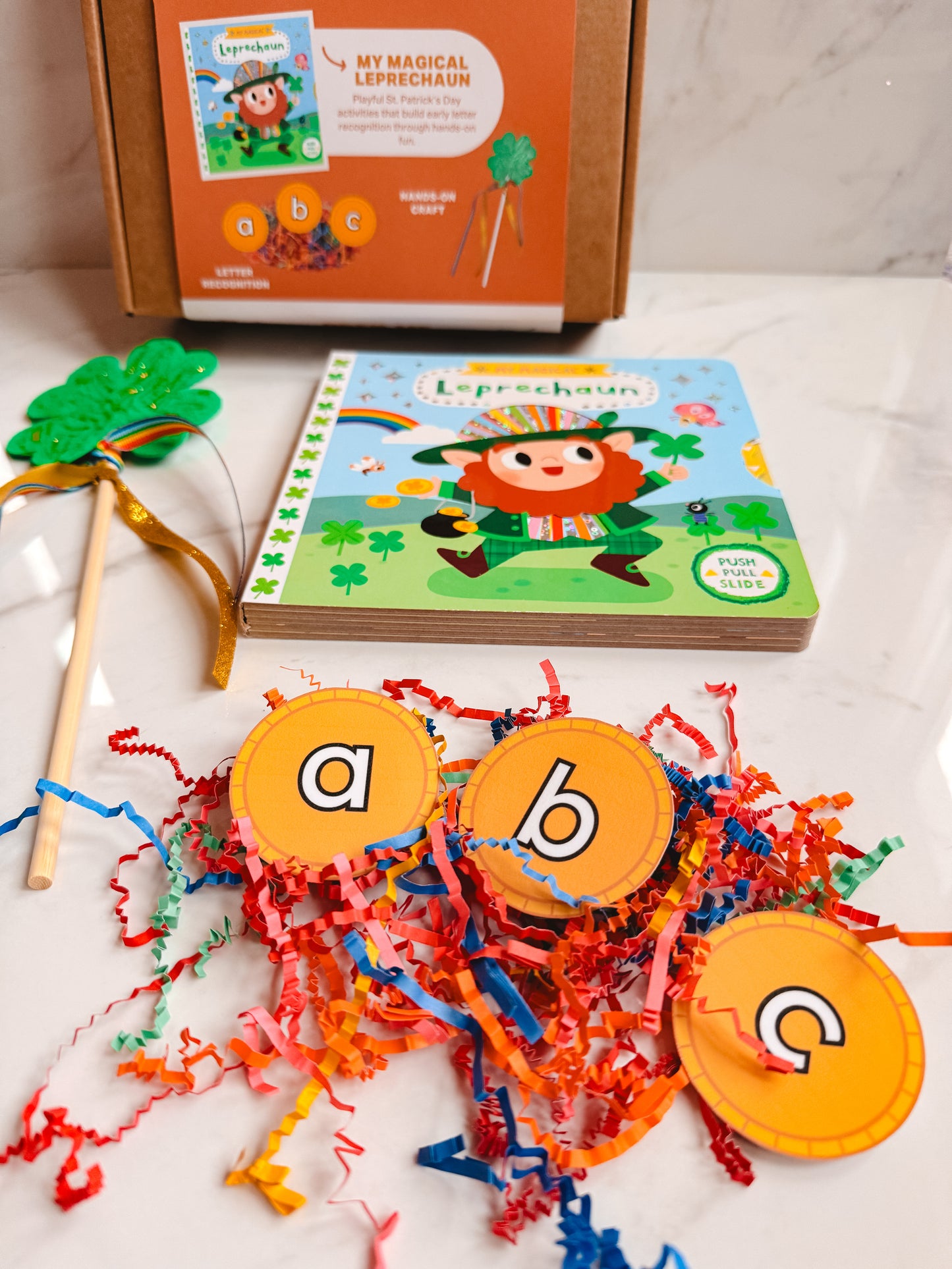 Little Leprechaun Treasure Hunt: St. Patrick’s Day Story Box (Ages 2–4)