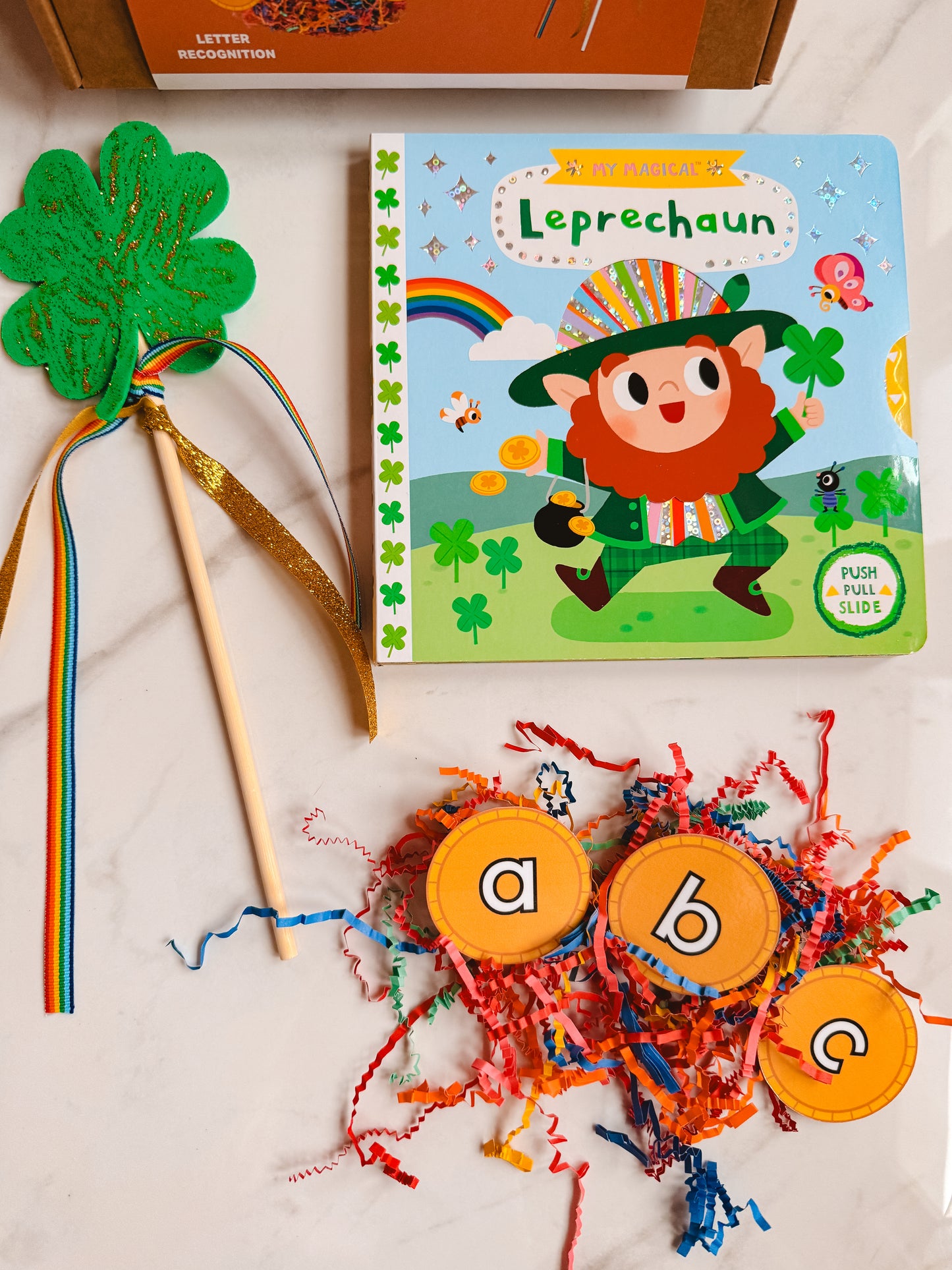Little Leprechaun Treasure Hunt: St. Patrick’s Day Story Box (Ages 2–4)
