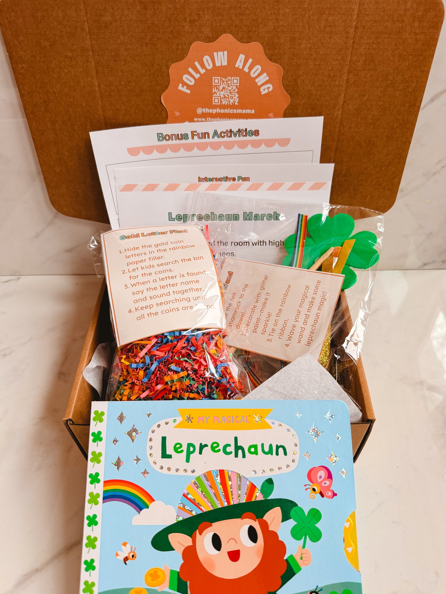 Little Leprechaun Treasure Hunt: St. Patrick’s Day Story Box (Ages 2–4)