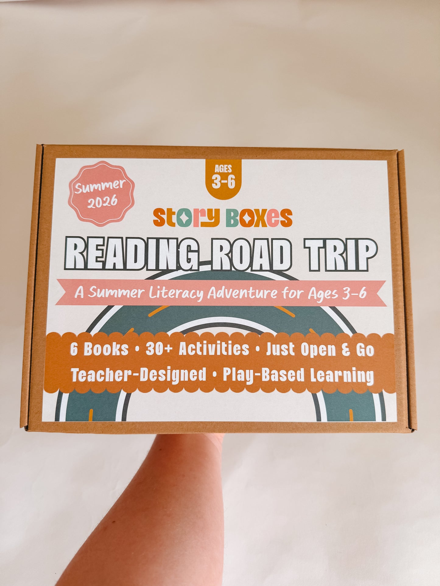 Reading Road Trip Summer Literacy Box (Ages 3–6)