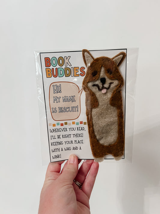 Biscuit Book Buddies | Felt Bookmarks for Kids & Readers of All Ages