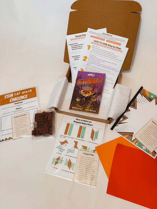 Cat Ninja Story Box | Ages 8-10 | Adventure & Reading Fun for Kids