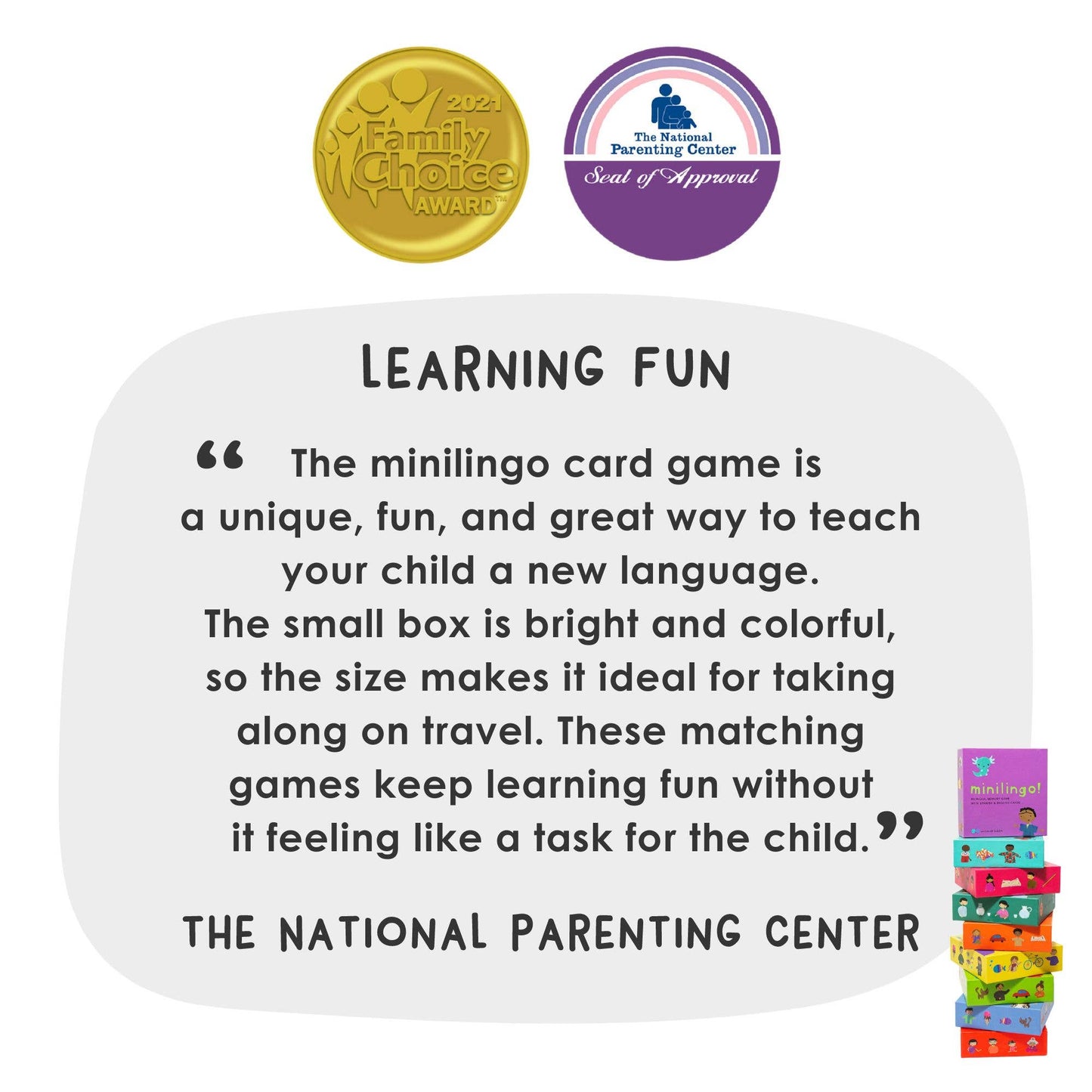 Minilingo Italian/English Bilingual Flashcards for Kids