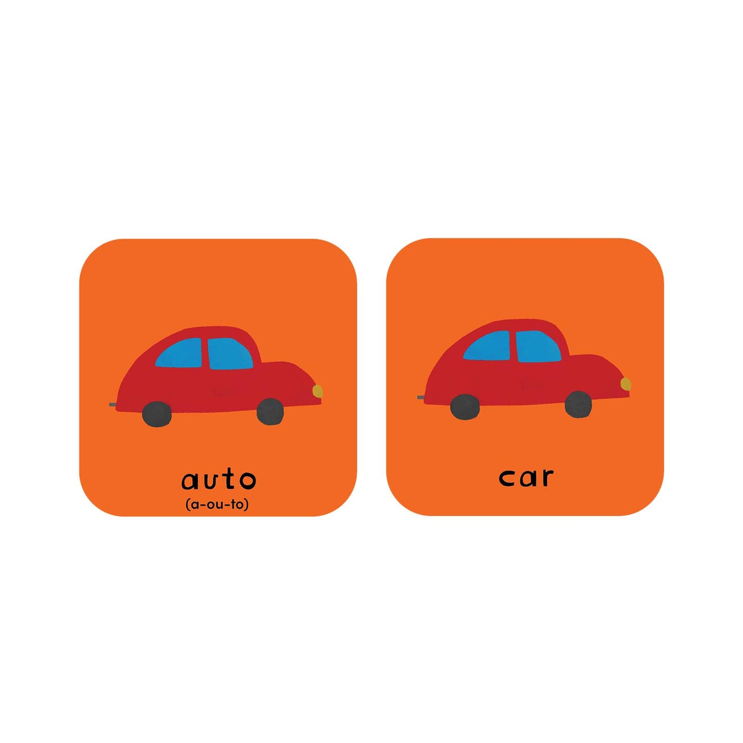 Minilingo Italian/English Bilingual Flashcards for Kids