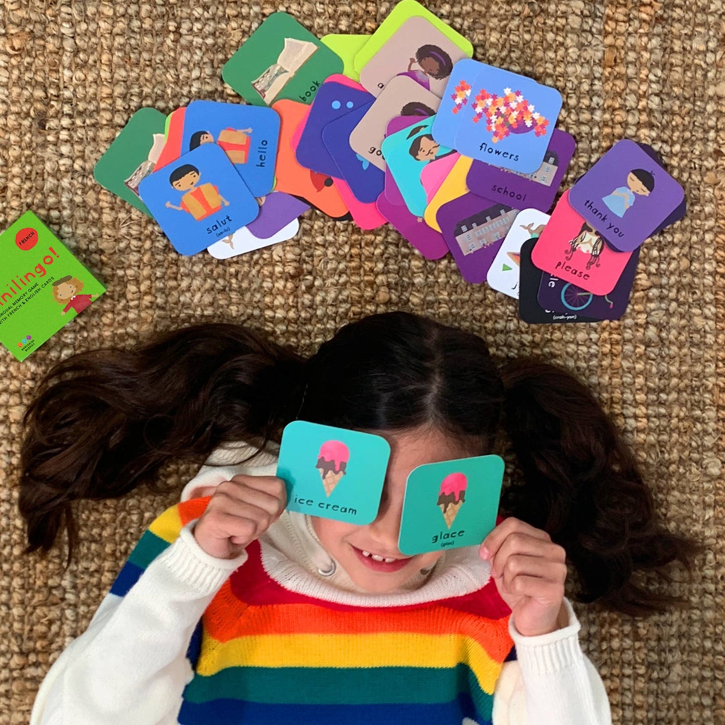 Minilingo French/English Bilingual Flashcards for Kids
